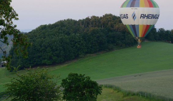 &quotverirrter" Ballon